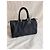Dior Borsa Bowling in Tela Monogrammata Nera Nero Blu navy Gold hardware - vista 14
