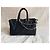 Dior Borsa Bowling in Tela Monogrammata Nera Nero Blu navy Gold hardware - vista 15
