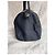 Dior Borsa Bowling in Tela Monogrammata Nera Nero Blu navy Gold hardware - vista 9