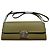 AMI Paris Borsa a tracolla in pelle verde oliva