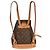 Louis Vuitton Vintage Montsouris Monogram Canvas MM Braun - Ansicht 2
