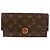 Louis Vuitton Monogram Long Wallet Braun
