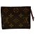 Cartera tríptico Monogram Louis Vuitton Castaño - vista 2