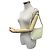 Céline Bolsa de ombro Celine Croc Bag Medium em amarelo - vista 11