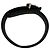 Bracciale charm in pelle Louis Vuitton Nero - vista 3