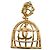 Timeless Orecchini Chanel Vintage Gold Birdcage Clip D'oro - vista 2