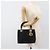 Borsa Christian Dior Lady Dior Canage in tela nera e oro Autentica ep14827 - vista 23