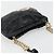 CHANEL Wild Stitch Chain Shoulder Bag Lamb Skin Black Gold CC Auth 185441M Nero D'oro - vista 6