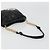 CHANEL Wild Stitch Chain Shoulder Bag Lamb Skin Black Gold CC Auth 185441M Nero D'oro - vista 7