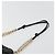 CHANEL Wild Stitch Chain Shoulder Bag Lamb Skin Black Gold CC Auth 185441M Nero D'oro - vista 8