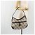 Borsa a Spalla BURBERRY Nova Check in Tela e Pelle Beige Argento Auth ka4754V - vista 24