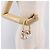 LOUIS VUITTON Portachiavi Micro Speedy Multicolor Bianco M03729 LV Auth 185046SM - vista 24