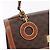 Céline Borsa CELINE Macadam Canvas PVC Pelle Marrone Oro Auth 185642 D'oro - vista 18