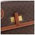 Céline Borsa CELINE Macadam Canvas PVC Pelle Marrone Oro Auth 185642 D'oro - vista 19