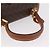 Céline Borsa CELINE Macadam Canvas PVC Pelle Marrone Oro Auth 185642 D'oro - vista 7