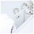 CHANEL Borsa a Spalla Matelasse con Catena in Pelle di Agnello Silver CC Auth 184788SAM Argento - vista 11