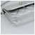 CHANEL Borsa a Spalla Matelasse con Catena in Pelle di Agnello Silver CC Auth 184788SAM Argento - vista 15
