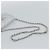 CHANEL Borsa a Spalla Matelasse con Catena in Pelle di Agnello Silver CC Auth 184788SAM Argento - vista 7