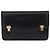 Céline Borsa a Spalla con Catena CELINE in Pelle Nera e Oro Auth 185136V Nero D'oro - vista 13