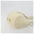 Bulgari Borsa a Spalla BVLGARI in Pelle Avorio Argento Auth bs35521 Crudo - vista 3