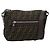 Borsa a Spalla FENDI Zucca Canvas Nero Marrone Auth bs35552