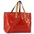 LOUIS VUITTON Borsa Monogram Vernis Reade PM Rosso Rouge M91088 LV Auth ti3945