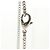 Collana CHANEL COCO Mark Cat in metallo Argento CC Autentica 184248M - vista 10