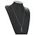 Collana CHANEL COCO Mark Cat in metallo Argento CC Autentica 184248M - vista 12