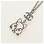 Collana CHANEL COCO Mark Cat in metallo Argento CC Autentica 184248M - vista 3