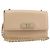 Borsa a tracolla con catena Salvatore Ferragamo in pelle beige oro Auth ki6669V