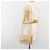 Borsa a tracolla con catena Salvatore Ferragamo in pelle beige oro Auth ki6669V - vista 24