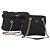 Borsa Tote con Catena PRADA Nylon 2 Set Navy Black Auth am11754 Nero Blu navy
