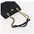 Borsa Tote con Catena PRADA Nylon 2 Set Navy Black Auth am11754 Nero Blu navy - vista 14