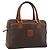 Céline Borsa CELINE Macadam Canvas PVC Pelle Marrone Oro Autentica 185260A D'oro