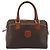 Céline Borsa CELINE Macadam Canvas PVC Pelle Marrone Oro Autentica 185260A D'oro - vista 13