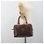 Céline Borsa CELINE Macadam Canvas PVC Pelle Marrone Oro Autentica 185260A D'oro - vista 24