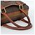 Céline Borsa CELINE Macadam Canvas PVC Pelle Marrone Oro Autentica 185260A D'oro - vista 7
