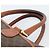 Céline Borsa CELINE Macadam Canvas PVC Pelle Marrone Oro Autentica 185260A D'oro - vista 8