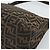 FENDI Zucca Canvas Mamma Baguette Shoulder Bag Black Brown Auth 185374V Marrone Nero - vista 15