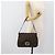 FENDI Zucca Canvas Mamma Baguette Shoulder Bag Black Brown Auth 185374V Marrone Nero - vista 22