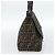 FENDI Zucca Canvas Mamma Baguette Shoulder Bag Black Brown Auth 185374V Marrone Nero - vista 3