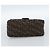 FENDI Zucca Canvas Mamma Baguette Shoulder Bag Black Brown Auth 185374V Marrone Nero - vista 5