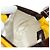 Borsa a tracolla FENDI Mamma Baguette in pelle Harako Giallo Argento Auth 184727SAV - vista 23