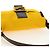 Borsa a tracolla FENDI Mamma Baguette in pelle Harako Giallo Argento Auth 184727SAV - vista 6