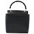 Bolsa de mão GUCCI Bamboo em couro preto e dourado 001 1118 1886 Auth 185153 - vista 2