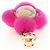 LOUIS VUITTON Charm per Borsa Vivienne Vison in Pelliccia Beige Pink M00870 LV Auth 184237SM Rosa - vista 16