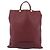 Borsa Tote VALENTINO in pelle 2way Bordeaux Oro Auth BA13367A D'oro Bordò - vista 13