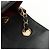 CHANEL Mademoiselle Chain Shoulder Bag Lamb Skin Black Gold CC Auth 185097SAM Nero D'oro - vista 21