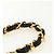 CHANEL Mademoiselle Chain Shoulder Bag Lamb Skin Black Gold CC Auth 185097SAM Nero D'oro - vista 8