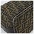 FENDI Zucca Canvas Vanity Hand Bag Black Brown Auth 184898 Marrone Nero - vista 14